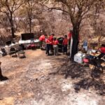 Se intensifica el operativo contra los incendios con apoyo aéreo y más de 130 brigadistas