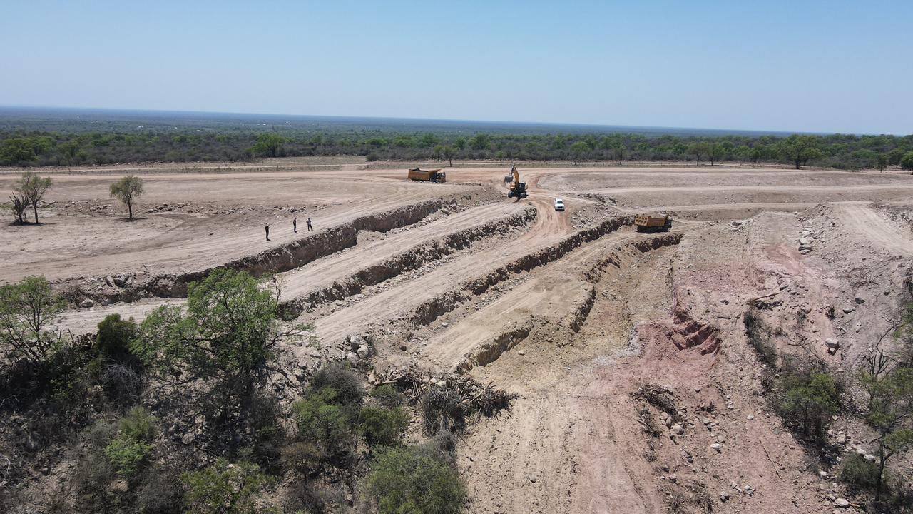 Avanza la etapa final del Dique Trasvase en Chamical