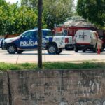 Se incendió un colectivo de Rioja Bus en avenida Alem y no hubo heridos