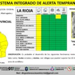 Emiten una alerta preventiva por lluvias, fuertes vientos y niebla en La Rioja